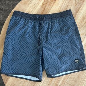 Howler Brothers Men's Blue Swim Shorts